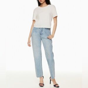 Aritzia Denim Forum The Joni High Rise Loose Jeans Rigid Denim 29L 30
